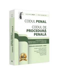Codul penal si Codul de procedura penala ianuarie 2024. Editie tiparita pe hartie alba - Dan Lupascu