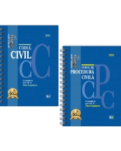 Pachet Codul Civil si Codul de procedura civila. Ianuarie 2024. Editii Spiralate - Dan Lupascu