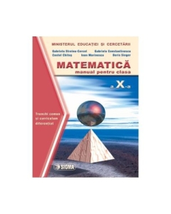 Matematica. Manual trunchi comun si continut diferentiat clasa a X-a - Gabriela Constantinescu