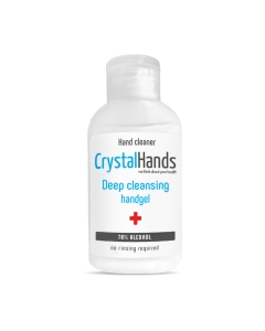CrystalHands Gel igienizant maini 70% alcool , 50 ml. Solutie pentru dezinfectare maini