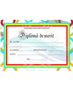 Diploma scolara de MERIT (DLFD010B)