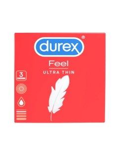 Prezervative Feel ultra thin, 3buc, Durex
