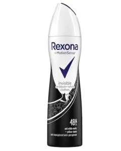Deodorant antiperspirant spray, 150 ml, Rexona Invisible Black & White