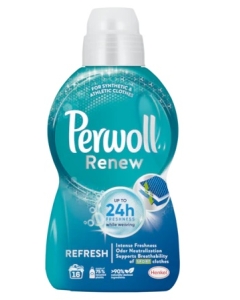 Detergent lichid pentru haine/rufe, Perwoll Renew Refresh, 16 spalari, 960 ml