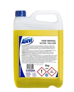 Detergent vase manual Ultra Yellow Profesional 5L, Asevi