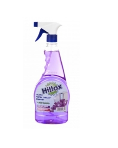 Detergent geam Liliac, 750 ml, Hillox