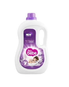 Detergent lichid pentru haine Cotton Soft Lavanda, 40 spalari, 2.2 L, Teo Bebe	