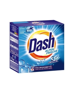 Detergent pudra automat, 18 spalari, 1.17 kg, Dash - Alpine Freshness