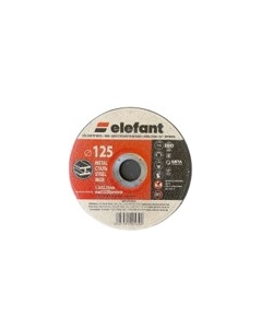 disc abraziv pentru metal+inox ELEFANT 125*1,6*22,23