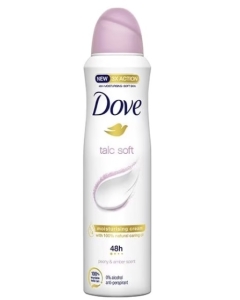 Dove Deodorant Spray Talc Soft, 150 ml