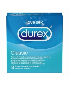 Durex Prezervative Classic, 3 buc. Produs recomandat pentru igiena sexuala
