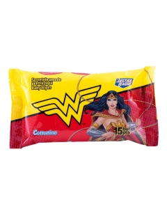 Cottonino Wonder Woman Servetele umede pentru copii, 15 buc