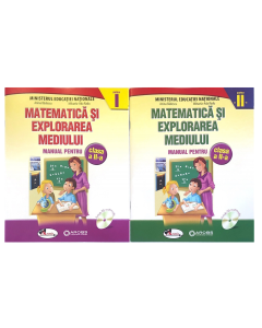 Manual Matematica si explorarea mediului, clasa a II-a, partea I + II, cu 2 CD-uri - Anina Badescu
