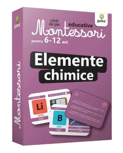 Elemente chimice. Carti de joc educative Montessori 6-12 ani