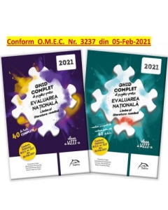 Evaluarea Nationala 2021 CONFORM Ordin MEC din 05 Feb 2021 - Limba si literatura romana - 40 de teste complete cu rezolvari si sugestii de rezolvare