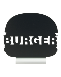 Tabla neagra, forma burger, dimensiuni 275x60x250hmm
