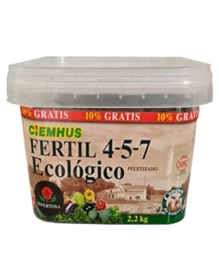 Ingrasamant ecologic FERTIL 4-5-7+ 8% CaO + Acizi Humici 2.2 kg