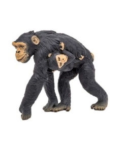 Figurina Cimpanzeu si pui, Papo