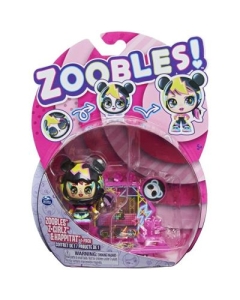 Figurina de transformare Z-Girlz Ursulet panda, Zoobles