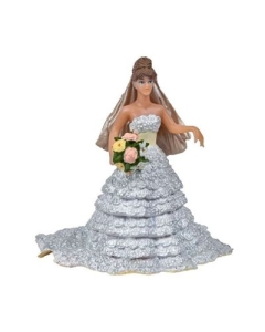 Figurina Mireasa cu rochie din dantela, Papo