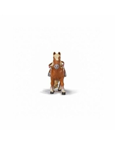 Figurina Ponei Shetland cu sa, Papo Cai, ponei si calareti Papo