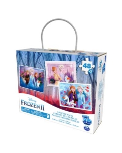 Frozen II Set 3 Puzzle-uri 3D cu 48 de piese