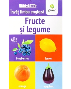 Fructe si legume. Invat limba engleza. Colectia Bingoletto