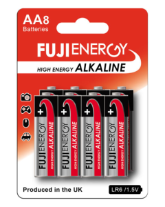 Baterii Alcaline AA8 baterii 8 buc 1.5V , FUJIenergy 