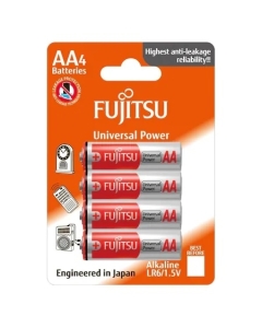 Fujitsu Universal Power Baterii AA, 4 buc