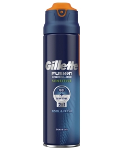 Gel de ras 2in1, 170 ml, Gillette Fusion - Sensitive