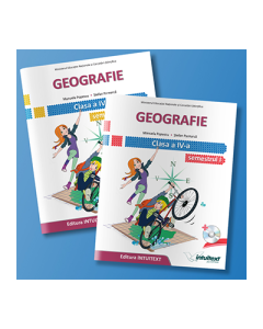 Geografie. Manual pentru clasa a 4-a, semestrul 1 si semestrul 2. Contine editia digitala - Stefan Pacearca