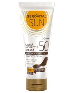 Crema cu protectie solara Gerovital Sun, SPF 50, 100 ml