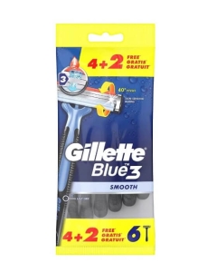 Aparat de ras de unică folosință Blue3, 6 buc Gillette