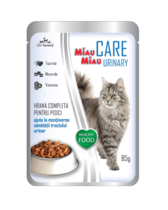 Hrana Umeda pentru Pisici cu peste 1plic x 85 g MIAU MIAU CARE URINARY