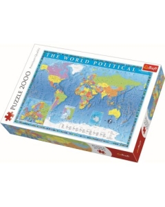 Puzzle harta politica a lumii 2000 de piese, Trefl