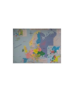 Harta fizica a Europei si Harta politica a Europei, editura Carta Atlas