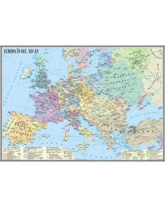 Harta Europa in sec. XIV-XV (IHMED7G)