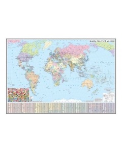 Harta politica a lumii 1000x700mm (GHL4P-INT-L)