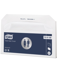 Hartie protectoare pentru colacul de WC, 250 buc, Tork 750160