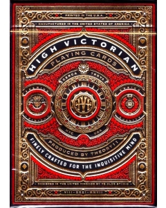 Carti de joc de lux Theory11 High Victorian Red