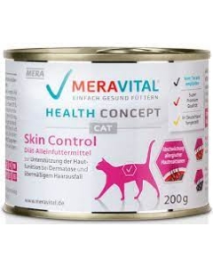 Hrana umeda dieta veterinara pentru pisici Skin Control, 200 g, Mera Vital