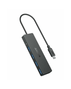 Hub Anker USB-C 4-in-1, 4x USB-A, 5Gbps, Negru