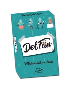 DelFan-Matematica. Joc cu 64 de cartonase ce contine 4 arii super distractive: Cultura generala, mima, descriere verbala si desen - Nicoleta Lili Ciocan, editura Delfin