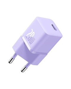 Incarcator retea Baseus GaN5 Mini, 20W, USB-C, Fast Charger Violet