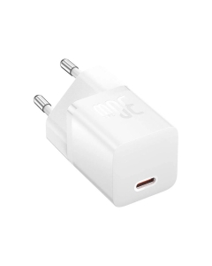 Incarcator retea Baseus GaN5 Mini, 30W, USB-C, Fast Charger Alb