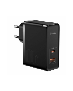 Incarcator retea Baseus GaN5 Pro, 100W, USB-C, USB, Quick Charge 4.0, PD3.0 Negru