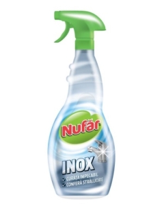 Spray pentru curatare inox, 500 ml, Nufar