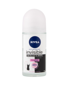 Deodorant Invisible Black&White roll-on 50 ml,  Nivea - Original