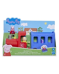 Figurina Peppa Pig si trenul lui miss Rabbit, Peppa Pig