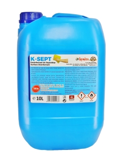 K-SEPT Virucid Dezinfectant suprafete alcool 75% alcool, 10 l Dezinfectant suprafete baie / bucatarie K-Sept grupdzc